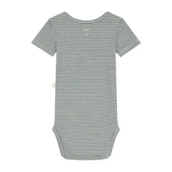 Gray Label Romper - Maat 0-3 Mnd - Blue Grey/Cream Blauw Online