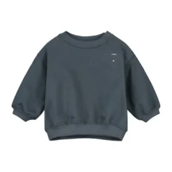 Gray Label Sweater - Dropped Shoulder - Maat 0-3 Mnd - Blue Grey
