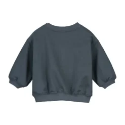 Gray Label Sweater - Dropped Shoulder - Maat 0-3 Mnd - Blue Grey