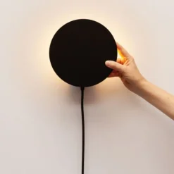Groovy Magnets Magnetische Muurlamp Eclipse - Zwart