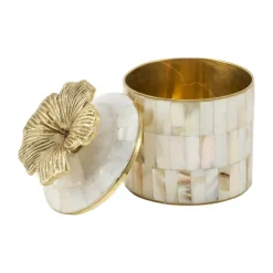 Doing Goods Hailey Hibiscus Circusdoosje – Groot – Parelmoer & Messing Online