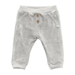 Het Bamboom Velvet Broekje Ice Grey 1 Mnd met elastische tailleband is gemaakt van zachte materialen en beschikt over een goede pasvorm. Clearance