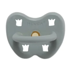 Hevea Fopspeen Rond Gorgeous Grey 3-36 Mnd