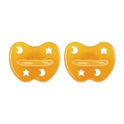 Hevea Orthodontische Fopspeen - 0-3 Mnd – 2 Stuks - Naturel New