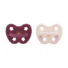 Hevea Orthodontische Fopspeen - 3-36 Mnd - 2 Stuks - Powder Pink / Rosewood Discount