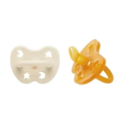 Hevea Orthodontische Fopspeen - 3-36 Mnd - 2 Stuks - Milky White New
