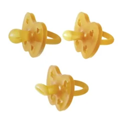 Hevea Trial Fopspeen - 0 Mnd - 3-Pack - Natural Online