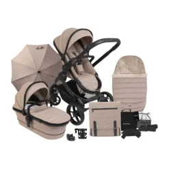 ICandy Peach 7 Twin Kinderwagen - Essentiel Bundel - Cookie Clearance