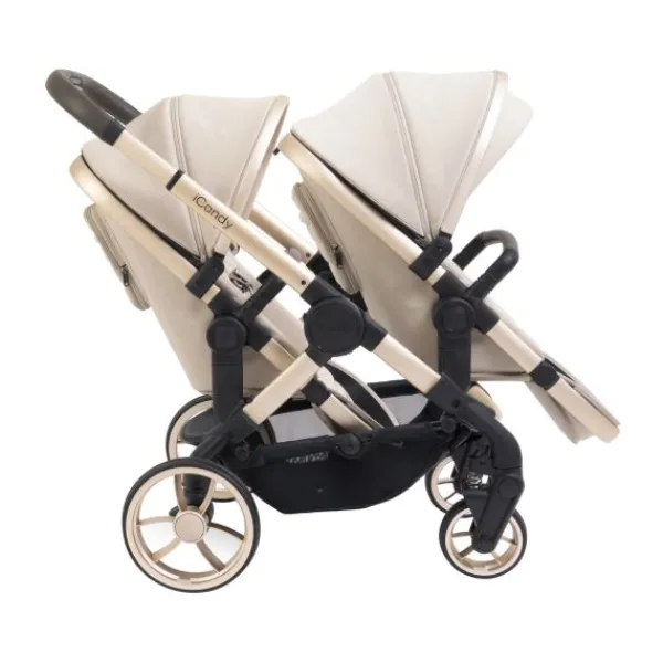 ICandy Peach 7 Twin Kinderwagen - Essentiel Bundel - Cookie Clearance