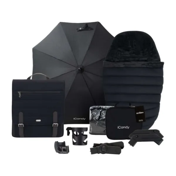 ICandy Peach 7 Twin Kinderwagen - Essentiel Bundel - Cookie Clearance