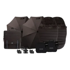 ICandy Peach 7 Twin Kinderwagen - Essentiel Bundel - Cookie Clearance