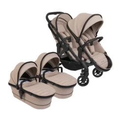 ICandy Peach 7 Twin Kinderwagen - Essentiel Bundel - Cookie Clearance