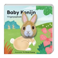 Imagebooks Vingerpopboekje - Baby Konijn Best