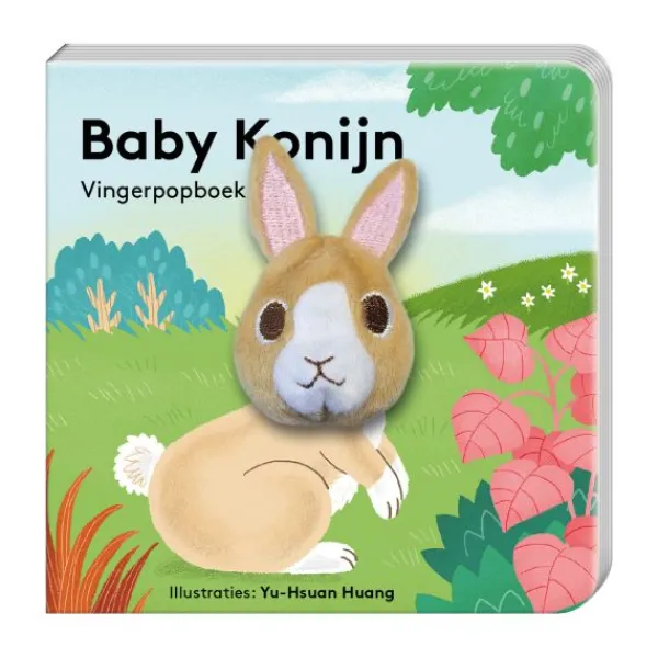 Imagebooks Vingerpopboekje - Baby Konijn Best