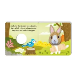 Imagebooks Vingerpopboekje - Baby Konijn Best