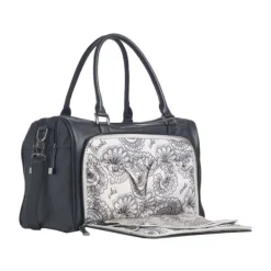 Isoki Zip Quilted Luiertas Toorak Black Best