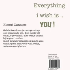 JEP! Kids Zwangerschapsboek - Smoke Roze - 30 x 21 cm Best