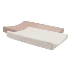 Witlof for kids Jollein Aankleedkussenhoes Badstof 50x70cm – 2 Stuks Clearance