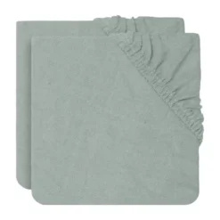 Jollein Aankleedkussenhoes (2pack) 50x70cm Badstof - Caramel/Biscuit Online