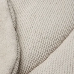 Jollein Basic Knit Boxkleed Rond Ø 95cm Nougat Outlet