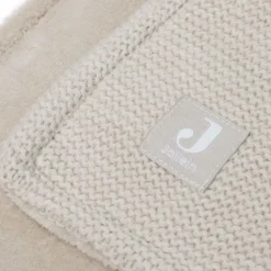 Jollein Basic Knit Ledikantdeken 100 x 150 cm Nougat / Fleece Sale