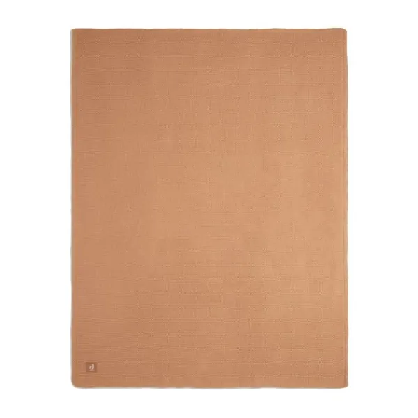 Jollein Basic Knit Wiegdeken 75 x 100 cm Forest Green / Fleece Hot