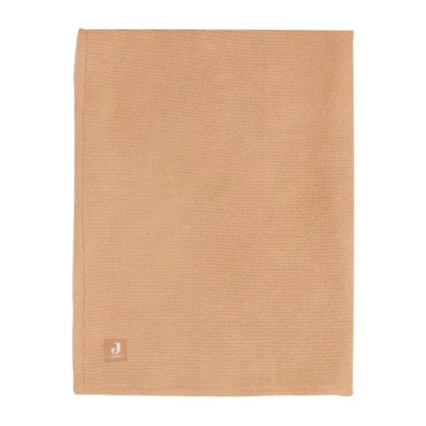 Jollein Basic Knit Wiegdeken 75 x 100 cm Forest Green / Fleece Hot