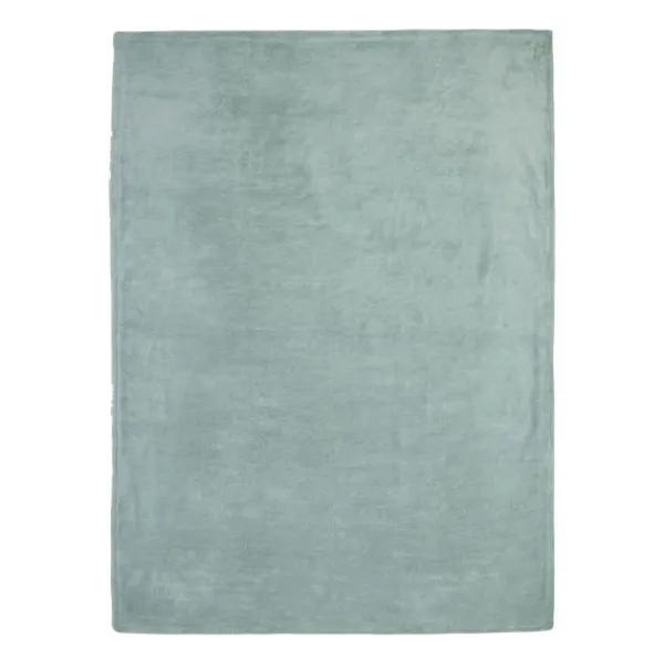 Jollein Basic Knit Wiegdeken 75 x 100 cm Forest Green / Fleece Hot