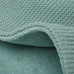 Jollein Basic Knit Wiegdeken 75 x 100 cm Forest Green / Fleece Hot
