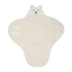 Jollein Bear Wikkeldeken - Oatmeal Online
