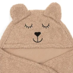 Jollein Bear Wikkeldeken - Oatmeal Online