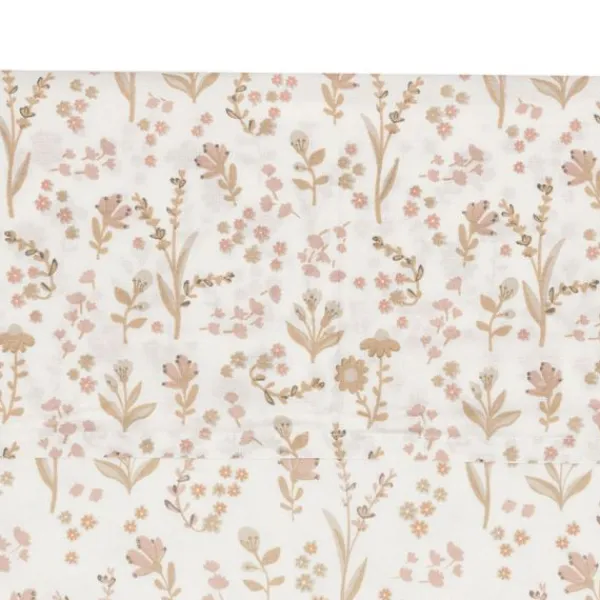 Jollein Bloomy Laken Wieg - 75 x 100 cm Hot