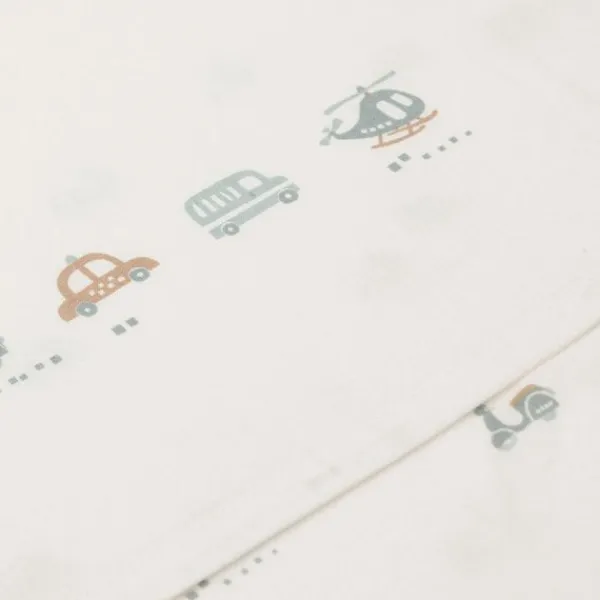 Jollein Bloomy Laken Wieg - 75 x 100 cm Hot