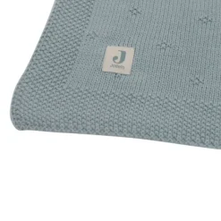 Jollein Cosy Knit - Ledikantdeken - 100 x 150 cm - Sea Green Blauw Clearance