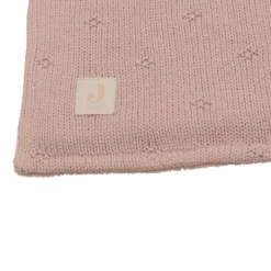 Jollein Cosy Knit Wiegdeken - 75x100cm - Wild Rose/Velvet Hot