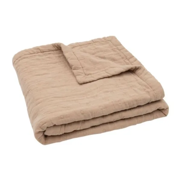 Jollein Deken - 75 x 100 cm - Hydrofiel - Jacquard Biscuit GOTS Outlet