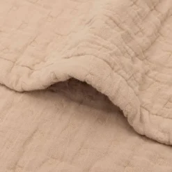 Jollein Deken - 75 x 100 cm - Hydrofiel - Jacquard Biscuit GOTS Outlet