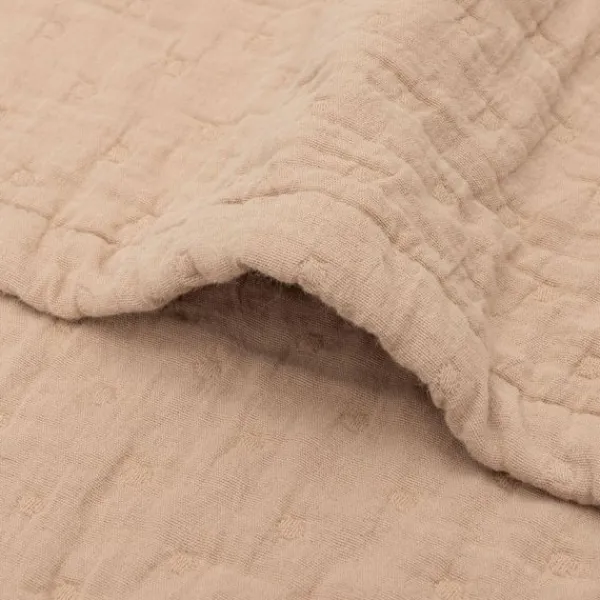 Jollein Deken - 75 x 100 cm - Hydrofiel - Jacquard Biscuit GOTS Outlet