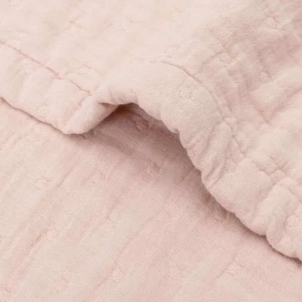 Jollein Deken - 75 x 100 cm - Hydrofiel - Jacquard Biscuit GOTS Outlet