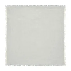 Jollein Deken Ledikant - 120 x 120 cm - Fringe Stripe Sea Green/Ivory GOTS Discount