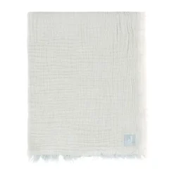 Jollein Deken Wieg - 75 x 100 cm Fringe Stripe Biscuit/Ivory GOTS
