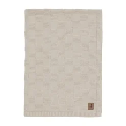 Jollein Deken Wieg - Box Knit - 75 x 100 cm - Warm Sand Discount