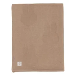 Jollein Deken Wieg - Miffy - 75 x 100 cm - Biscuit/Velvet Online