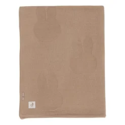 Jollein Deken Wieg - Miffy - 75 x 100 cm - Biscuit/Velvet Online