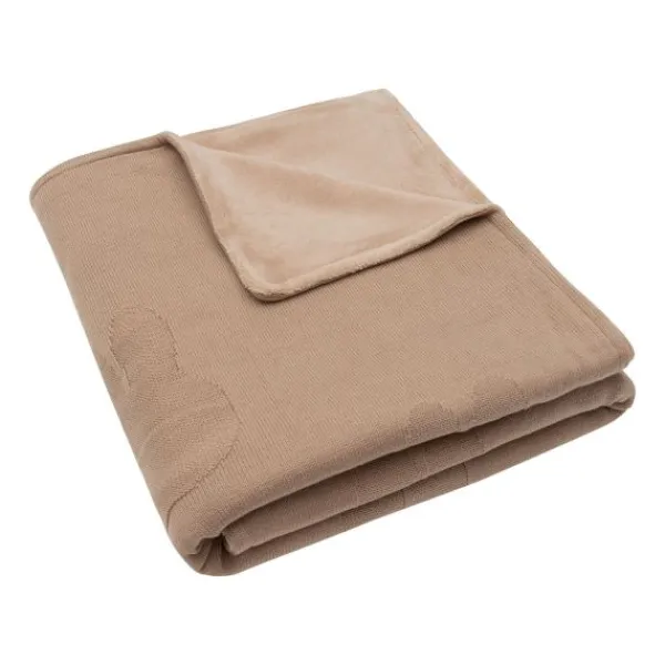 Jollein Deken Wieg - Miffy - 75 x 100 cm - Biscuit/Velvet Online