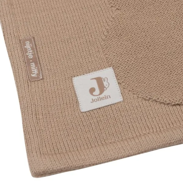 Jollein Deken Wieg - Miffy - 75 x 100 cm - Biscuit/Velvet Online