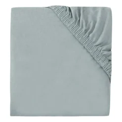 Jollein Hoeslaken Boxmatras - 75 x 95 cm - Jersey - Sea Green Hot