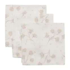 Jollein Hydrofiel Washandje - 31x31 cm - 3 Stuks Best