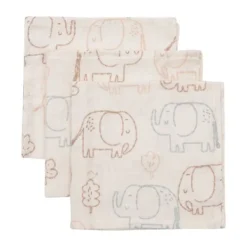 Jollein Hydrofiel Washandje - 31x31 cm - 3 Stuks Best