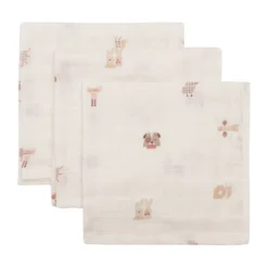 Jollein Hydrofiel Washandje - 31x31 cm - 3 Stuks Best